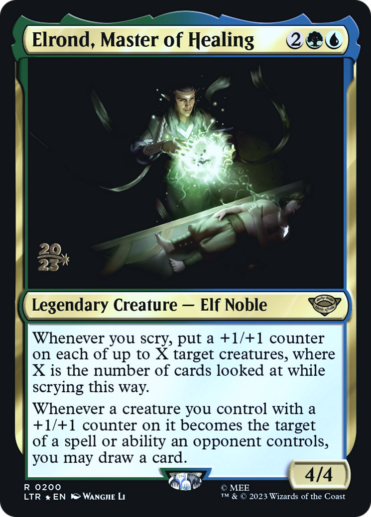 Elrond, Master of Healing (PLTR-200S) - Tales of Middle-earth Promos Foil - Premium MTG Single from Wizards of the Coast - Just $0.55! Shop now at Game Crave Tournament Store