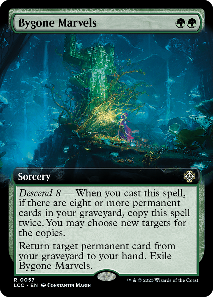 Bygone Marvels (LCC-057) - The Lost Caverns of Ixalan Commander: (Extended Art) Foil - Premium MTG Single from Wizards of the Coast - Just $0.08! Shop now at Game Crave Tournament Store