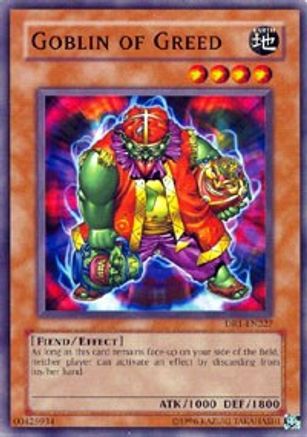 Goblin of Greed (DR1-EN227) - Dark Revelation Volume 1 Unlimited - Premium Yugioh Single from Konami - Just $0.59! Shop now at Game Crave Tournament Store