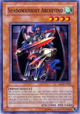 Shadowknight Archfiend (DR1-EN230) - Dark Revelation Volume 1 Unlimited - Premium Yugioh Single from Konami - Just $0.25! Shop now at Game Crave Tournament Store