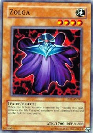 Zolga (DR1-EN241) - Dark Revelation Volume 1 Unlimited - Premium Yugioh Single from Konami - Just $0.08! Shop now at Game Crave Tournament Store