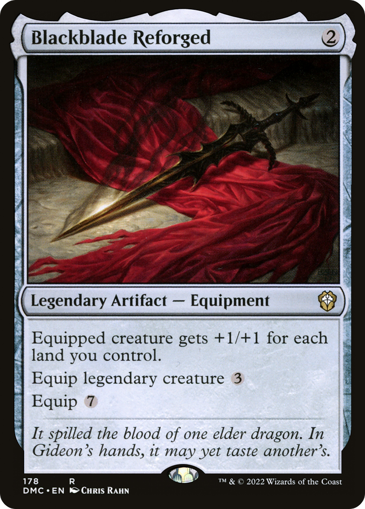 Blackblade Reforged (DMC-178) - Dominaria United Commander - Premium MTG Single from Wizards of the Coast - Just $0.38! Shop now at Game Crave Tournament Store