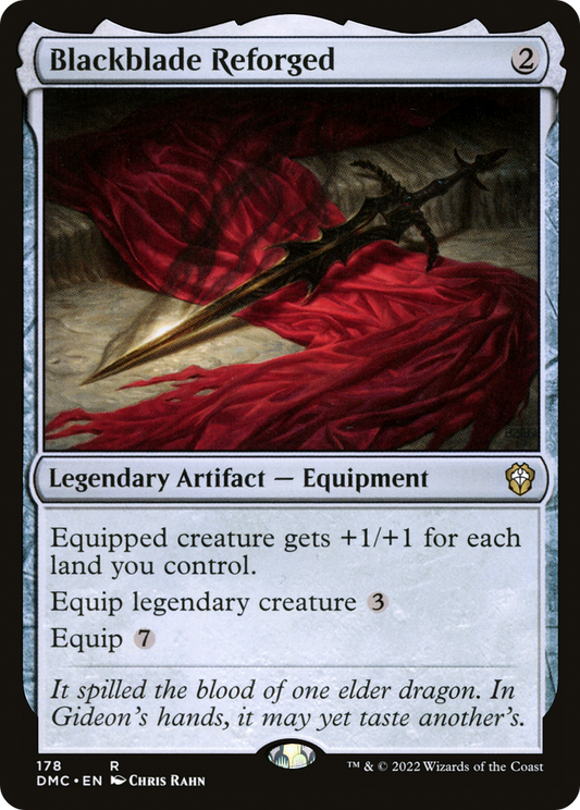 Blackblade Reforged (DMC-178) - Dominaria United Commander - Premium MTG Single from Wizards of the Coast - Just $0.38! Shop now at Game Crave Tournament Store