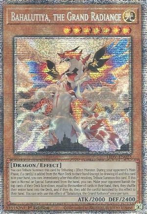 Bahalutiya, the Grand Radiance (Starlight Rare) (LIOV-EN023) - Lightning Overdrive 1st Edition - Premium Yugioh Single from Konami - Just $14.12! Shop now at Game Crave Tournament Store
