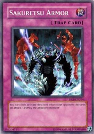Sakuretsu Armor (DR1-EN264) - Dark Revelation Volume 1 Unlimited - Premium Yugioh Single from Konami - Just $0.47! Shop now at Game Crave Tournament Store