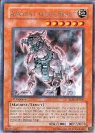 Ancient Gear Beast (TLM-EN007) - The Lost Millennium 1st Edition - Premium Yugioh Single from Konami - Just $1.82! Shop now at Game Crave Tournament Store