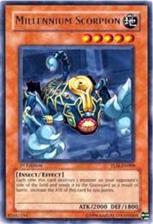 Millennium Scorpion (TLM-EN009) - The Lost Millennium Unlimited - Premium Yugioh Single from Konami - Just $0.90! Shop now at Game Crave Tournament Store