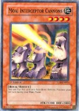 Moai Interceptor Cannons (TLM-EN014) - The Lost Millennium Unlimited - Premium Yugioh Single from Konami - Just $0.25! Shop now at Game Crave Tournament Store