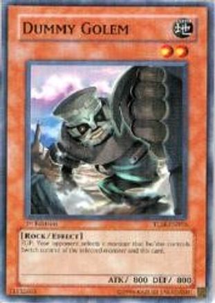 Dummy Golem (TLM-EN016) - The Lost Millennium Unlimited - Premium Yugioh Single from Konami - Just $0.25! Shop now at Game Crave Tournament Store