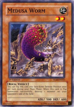 Medusa Worm (TLM-EN022) - The Lost Millennium Unlimited - Premium Yugioh Single from Konami - Just $0.32! Shop now at Game Crave Tournament Store