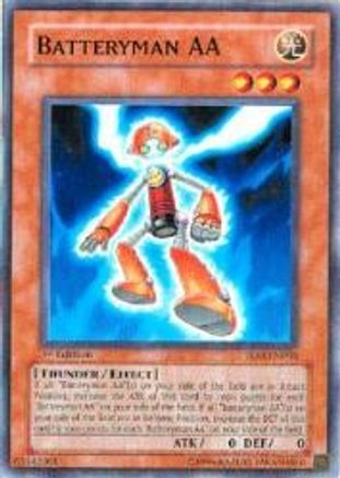 Batteryman AA (TLM-EN030) - The Lost Millennium Unlimited - Premium Yugioh Single from Konami - Just $0.25! Shop now at Game Crave Tournament Store