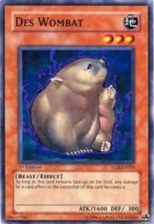 Des Wombat (TLM-EN031) - The Lost Millennium 1st Edition - Premium Yugioh Single from Konami - Just $0.48! Shop now at Game Crave Tournament Store