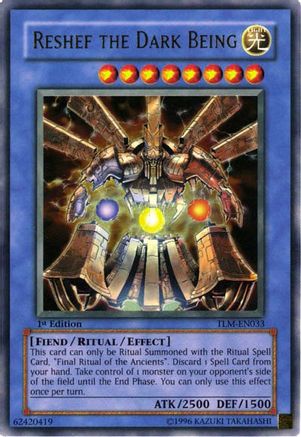 Reshef the Dark Being (TLM-EN033) - The Lost Millennium Unlimited - Premium Yugioh Single from Konami - Just $3.20! Shop now at Game Crave Tournament Store