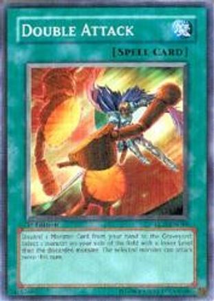 Double Attack (TLM-EN040) - The Lost Millennium Unlimited - Premium Yugioh Single from Konami - Just $0.25! Shop now at Game Crave Tournament Store
