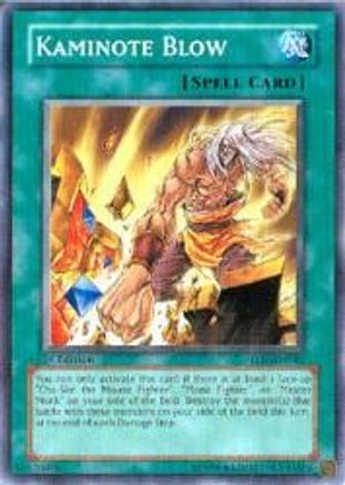 Kaminote Blow (TLM-EN042) - The Lost Millennium Unlimited - Premium Yugioh Single from Konami - Just $0.25! Shop now at Game Crave Tournament Store