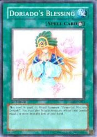 Doriado's Blessing (TLM-EN043) - The Lost Millennium 1st Edition - Premium Yugioh Single from Konami - Just $0.25! Shop now at Game Crave Tournament Store