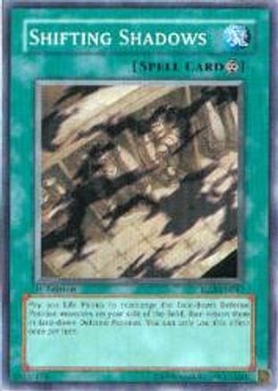Shifting Shadows (TLM-EN047) - The Lost Millennium 1st Edition - Premium Yugioh Single from Konami - Just $0.25! Shop now at Game Crave Tournament Store