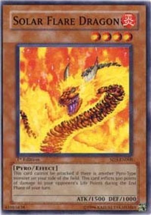 Solar Flare Dragon (SD3-EN008) - Structure Deck: Blaze of Destruction 1st Edition - Premium Yugioh Single from Konami - Just $0.32! Shop now at Game Crave Tournament Store