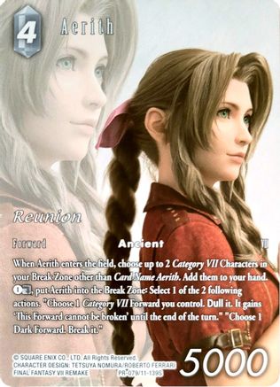 Aerith (FF: PROMO CARDS) Foil - Premium Final Fantasy Single from FF: Promo Cards - Just $32.54! Shop now at Game Crave Tournament Store