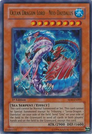 Ocean Dragon Lord - Neo-Daedalus (SD4-EN001) - Structure Deck: Fury from the Deep 1st Edition - Premium Yugioh Single from Konami - Just $1.21! Shop now at Game Crave Tournament Store