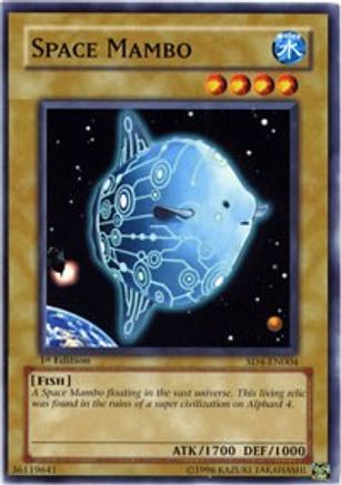 Space Mambo (SD4-EN004) - Structure Deck: Fury from the Deep 1st Edition - Premium Yugioh Single from Konami - Just $0.35! Shop now at Game Crave Tournament Store
