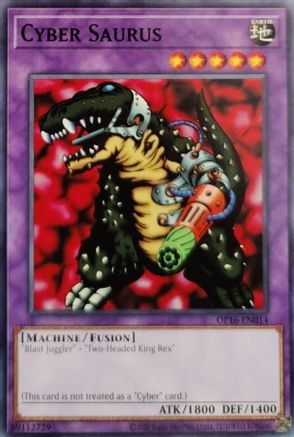 Cyber Saurus (OP16-EN014) - OTS Tournament Pack 16 Unlimited - Premium Yugioh Single from Konami - Just $0.25! Shop now at Game Crave Tournament Store