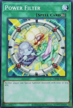 Power Filter (OP16-EN018) - OTS Tournament Pack 16 Unlimited - Premium Yugioh Single from Konami - Just $0.65! Shop now at Game Crave Tournament Store