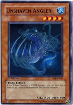 Unshaven Angler (SD4-EN013) - Structure Deck: Fury from the Deep 1st Edition - Premium Yugioh Single from Konami - Just $0.25! Shop now at Game Crave Tournament Store