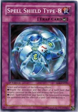 Spell Shield Type-8 (SD4-EN031) - Structure Deck: Fury from the Deep 1st Edition - Premium Yugioh Single from Konami - Just $0.32! Shop now at Game Crave Tournament Store