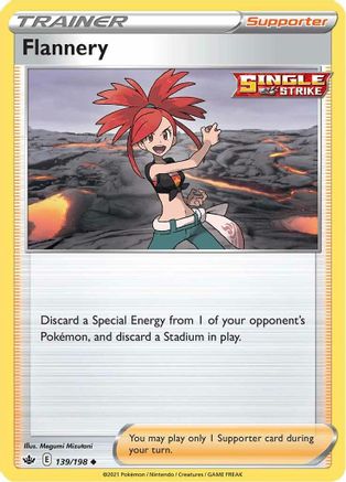 Flannery 139/198 - Chilling Reign - Premium Pokemon Single from Nintendo - Just $0.25! Shop now at Game Crave Tournament Store