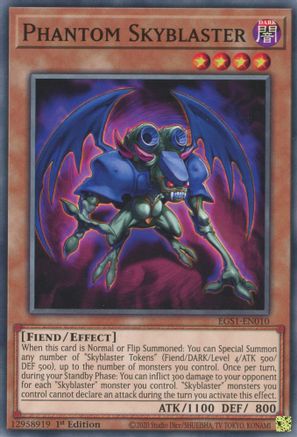 Phantom Skyblaster (EGS1-EN010) - Egyptian God Deck: Slifer the Sky Dragon Unlimited - Premium Yugioh Single from Konami - Just $0.25! Shop now at Game Crave Tournament Store