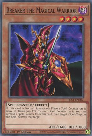 Breaker the Magical Warrior (EGS1-EN007) - Egyptian God Deck: Slifer the Sky Dragon Unlimited - Premium Yugioh Single from Konami - Just $0.32! Shop now at Game Crave Tournament Store