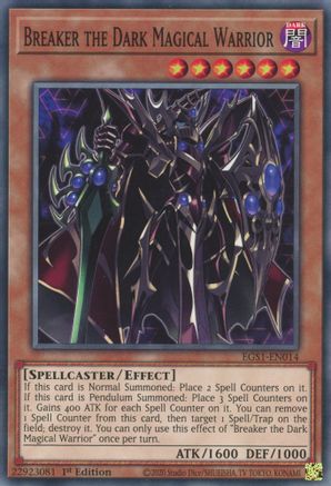 Breaker the Dark Magical Warrior (EGS1-EN014) - Egyptian God Deck: Slifer the Sky Dragon Unlimited - Premium Yugioh Single from Konami - Just $0.25! Shop now at Game Crave Tournament Store