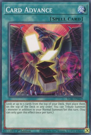 Card Advance (EGS1-EN029) - Egyptian God Deck: Slifer the Sky Dragon 1st Edition - Premium Yugioh Single from Konami - Just $0.25! Shop now at Game Crave Tournament Store
