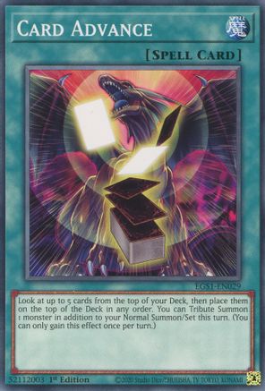 Card Advance (EGS1-EN029) - Egyptian God Deck: Slifer the Sky Dragon Unlimited - Premium Yugioh Single from Konami - Just $0.08! Shop now at Game Crave Tournament Store