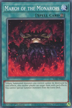 March of the Monarchs (EGS1-EN027) - Egyptian God Deck: Slifer the Sky Dragon 1st Edition - Premium Yugioh Single from Konami - Just $0.08! Shop now at Game Crave Tournament Store