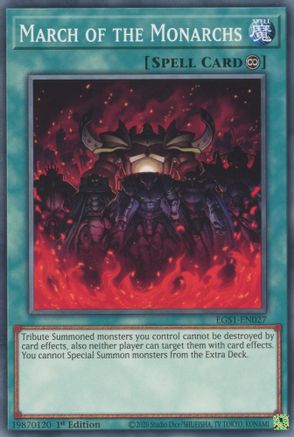 March of the Monarchs (EGS1-EN027) - Egyptian God Deck: Slifer the Sky Dragon Unlimited - Premium Yugioh Single from Konami - Just $0.18! Shop now at Game Crave Tournament Store