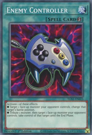Enemy Controller (EGS1-EN025) - Egyptian God Deck: Slifer the Sky Dragon 1st Edition - Premium Yugioh Single from Konami - Just $0.26! Shop now at Game Crave Tournament Store