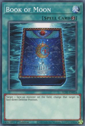 Book of Moon (EGS1-EN024) - Egyptian God Deck: Slifer the Sky Dragon 1st Edition - Premium Yugioh Single from Konami - Just $0.48! Shop now at Game Crave Tournament Store