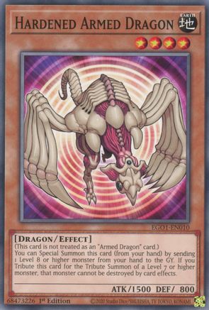 Hardened Armed Dragon (EGO1-EN010) - Egyptian God Deck: Obelisk the Tormentor 1st Edition - Premium Yugioh Single from Konami - Just $0.25! Shop now at Game Crave Tournament Store