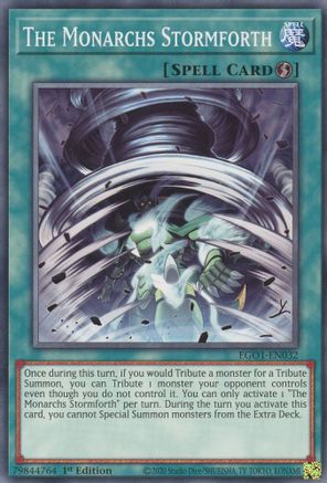 The Monarchs Stormforth (EGO1-EN032) - Egyptian God Deck: Obelisk the Tormentor Unlimited - Premium Yugioh Single from Konami - Just $0.25! Shop now at Game Crave Tournament Store