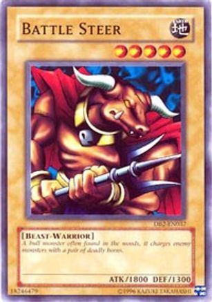 Battle Steer (DB2-EN037) - Dark Beginning 2 Unlimited - Premium Yugioh Single from Konami - Just $0.25! Shop now at Game Crave Tournament Store