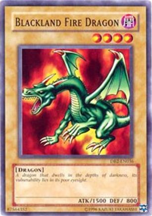 Blackland Fire Dragon (DB2-EN036) - Dark Beginning 2 Unlimited - Premium Yugioh Single from Konami - Just $0.38! Shop now at Game Crave Tournament Store