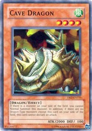 Cave Dragon (DB2-EN155) - Dark Beginning 2 Unlimited - Premium Yugioh Single from Konami - Just $0.54! Shop now at Game Crave Tournament Store