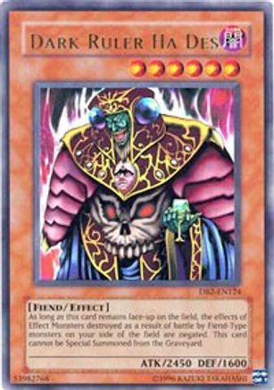 Dark Ruler Ha Des (DB2-EN124) - Dark Beginning 2 Unlimited - Premium Yugioh Single from Konami - Just $1.38! Shop now at Game Crave Tournament Store