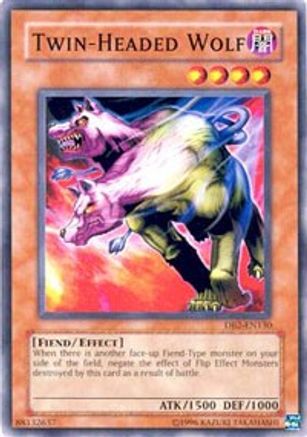 Twin-Headed Wolf (DB2-EN130) - Dark Beginning 2 Unlimited - Premium Yugioh Single from Konami - Just $0.08! Shop now at Game Crave Tournament Store