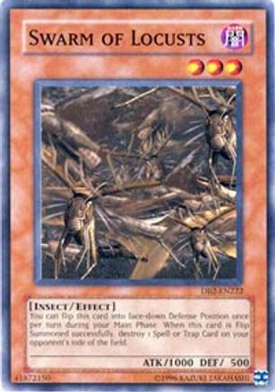 Swarm of Locusts (DB2-EN222) - Dark Beginning 2 Unlimited - Premium Yugioh Single from Konami - Just $0.25! Shop now at Game Crave Tournament Store