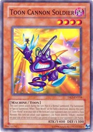 Toon Cannon Soldier (DB2-EN118) - Dark Beginning 2 Unlimited - Premium Yugioh Single from Konami - Just $0.37! Shop now at Game Crave Tournament Store