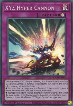 XYZ Hyper Cannon (KICO-EN010) - King's Court 1st Edition - Premium Yugioh Single from Konami - Just $0.25! Shop now at Game Crave Tournament Store