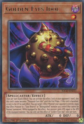 Golden-Eyes Idol (KICO-EN011) - King's Court 1st Edition - Premium Yugioh Single from Konami - Just $0.25! Shop now at Game Crave Tournament Store